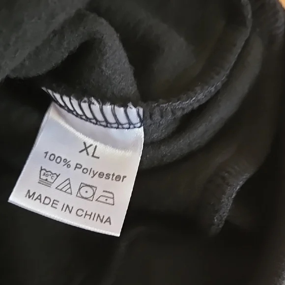 Black Dunkin' Hoodie with Pink Logo - Picture 3 of 4